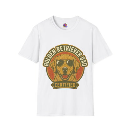 Golden Retriever Dad T-Shirt — Certified Retro Dog Dad Tee