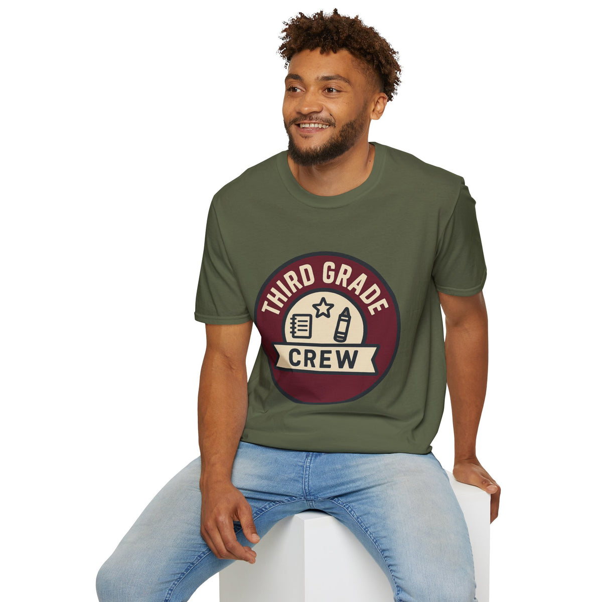 Third Grade Crew T-Shirt — Retro School Teacher & Student Tee - Trending Now - August 2026