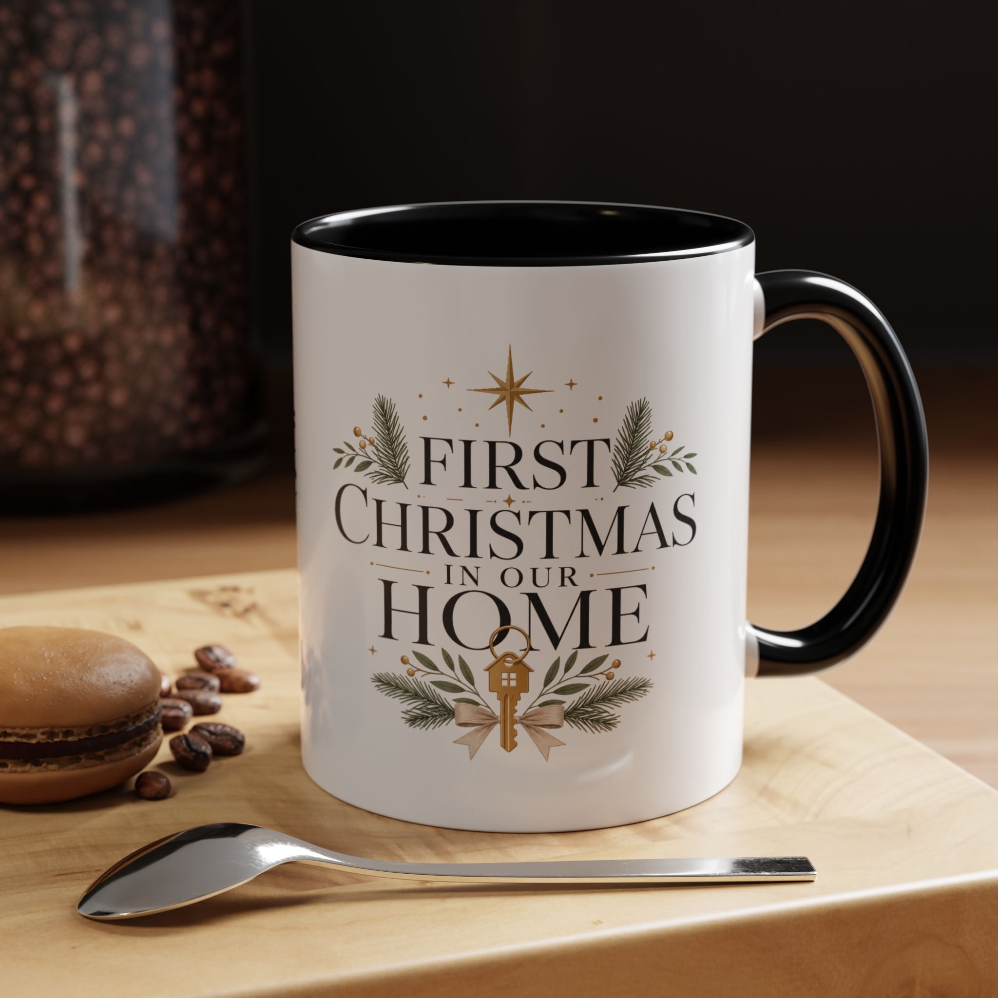 Christmas First Christmas in Our Home Accent Coffee Mug – Holiday Keepsake