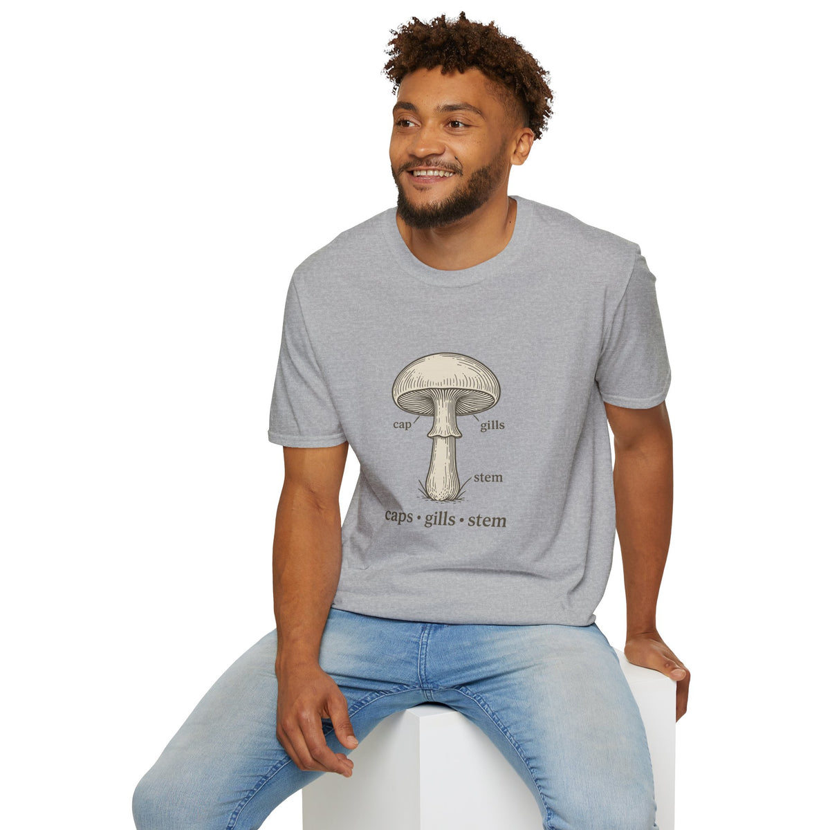 Minimal Mushroom Tee — Vintage Botanical Mushroom Graphic T‑Shirt - Trending Now - August 2026