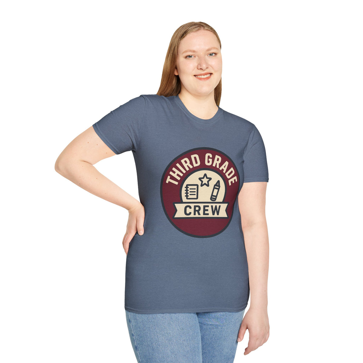 Third Grade Crew T-Shirt — Retro School Teacher & Student Tee - Trending Now - August 2026