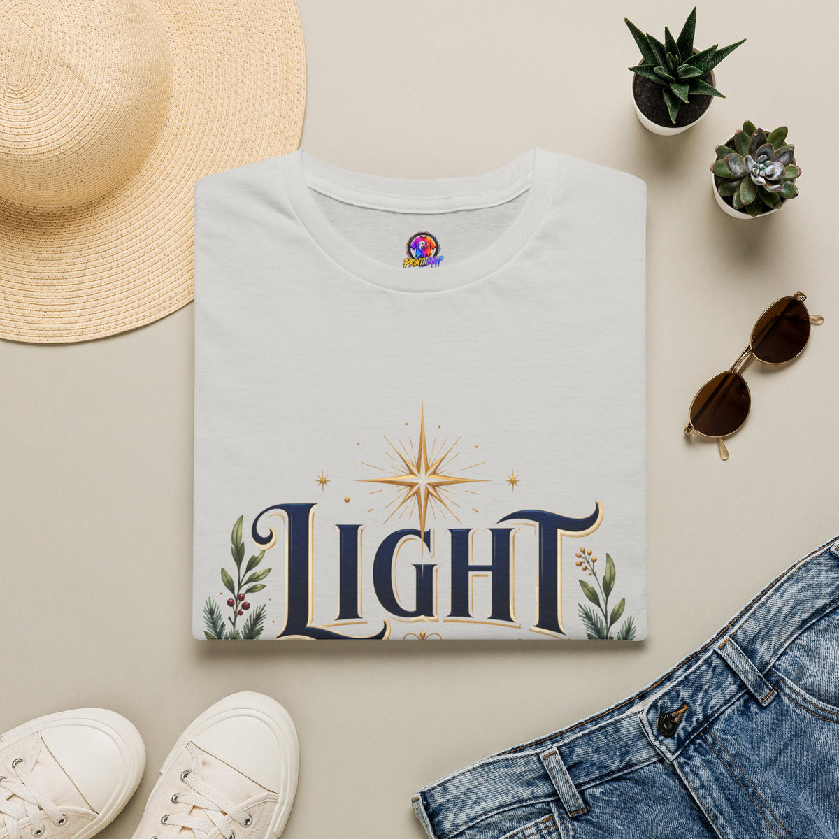 Light of the Season T-Shirt — Christmas Star Holiday Tee
