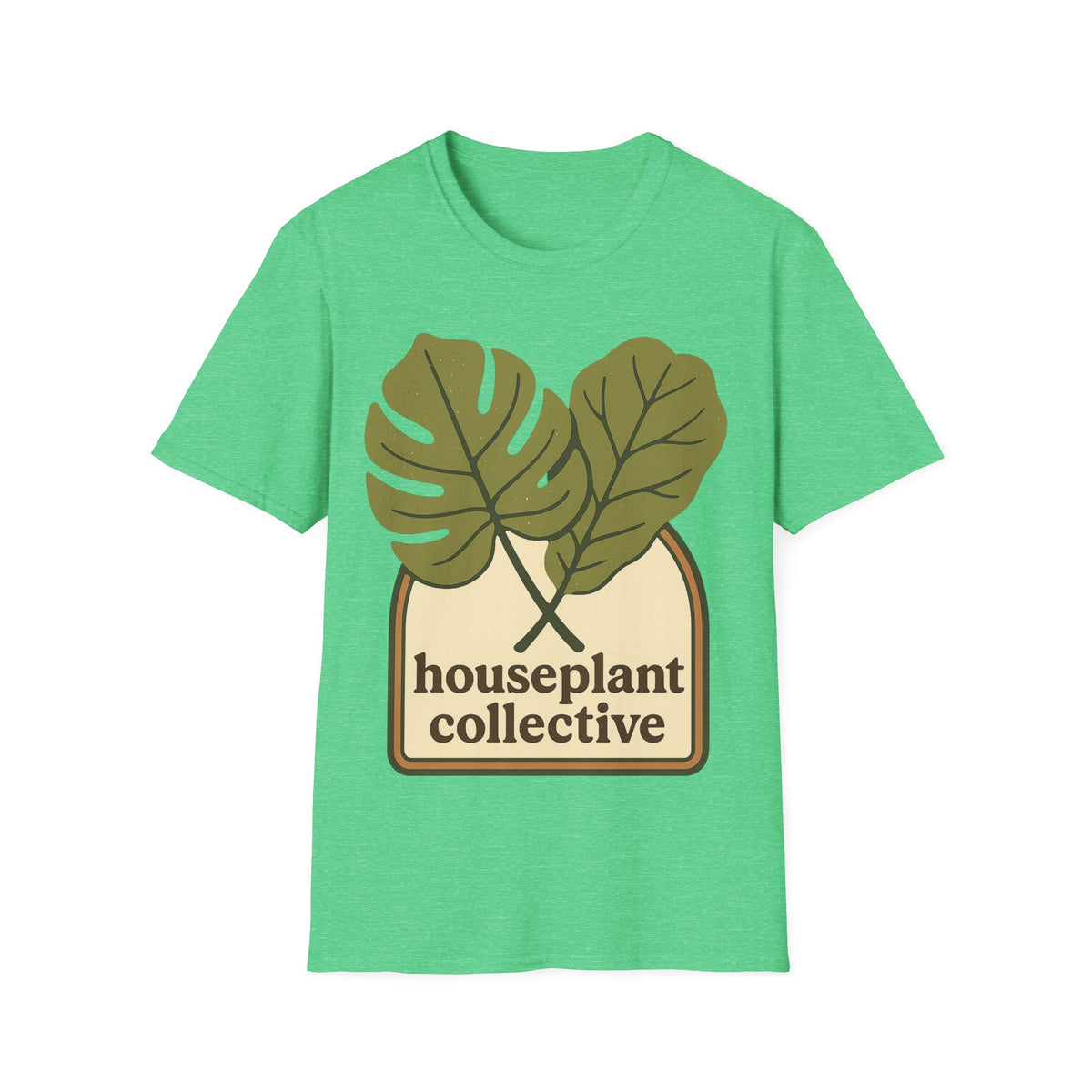 Houseplant Collective T-Shirt — Green Monstera Leaf Plant Lover Tee - Trending Now - September 2026