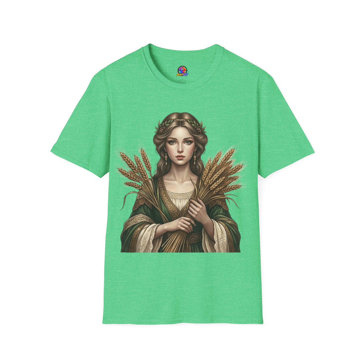Goddess of Harvest T‑Shirt — Wheat Maiden Graphic Tee