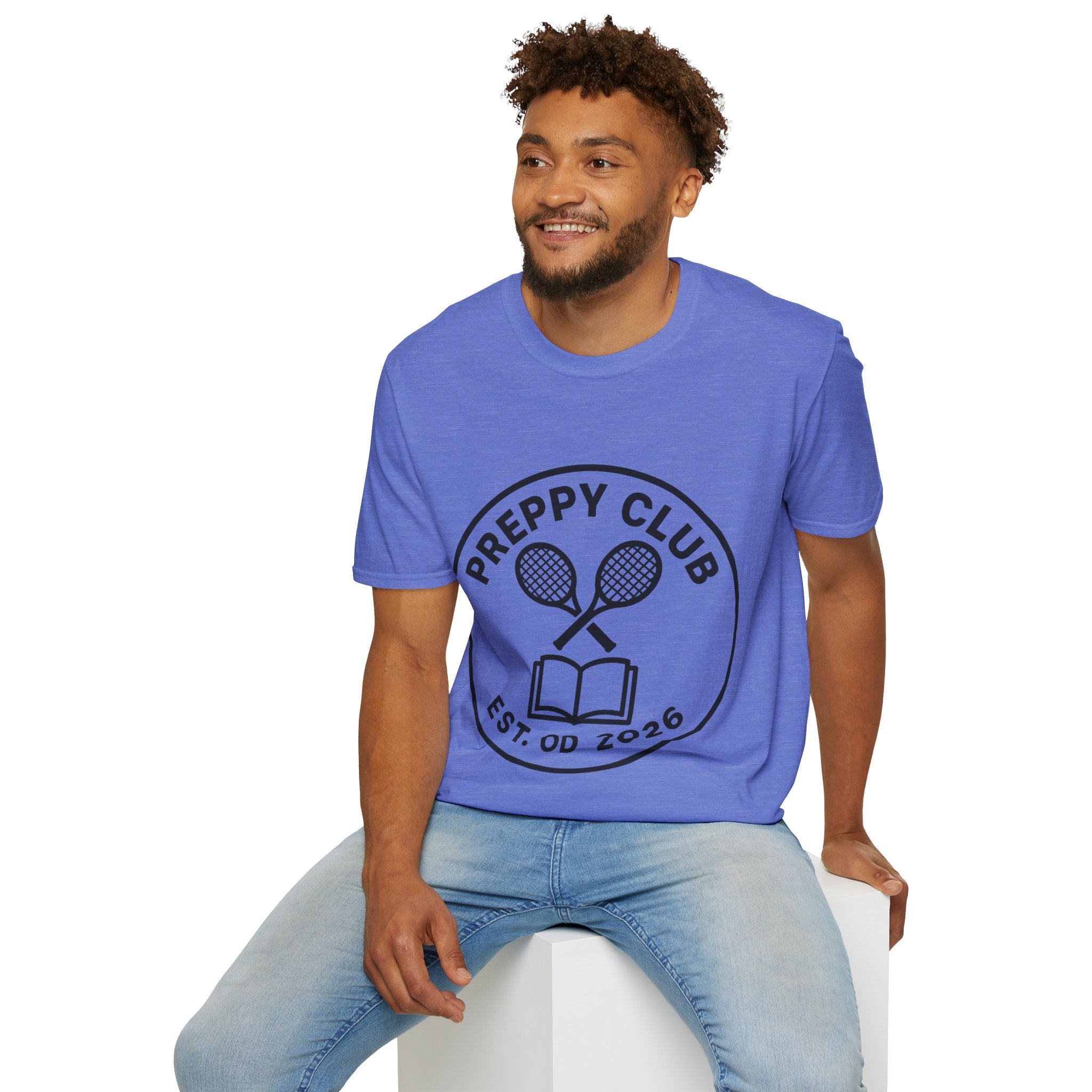 Preppy Club Tennis T‑Shirt — 'Preppy Club' Logo Tee (Est. 2026) - Trending Now - August 2026 Trends - Everyday Sporty T-shirt