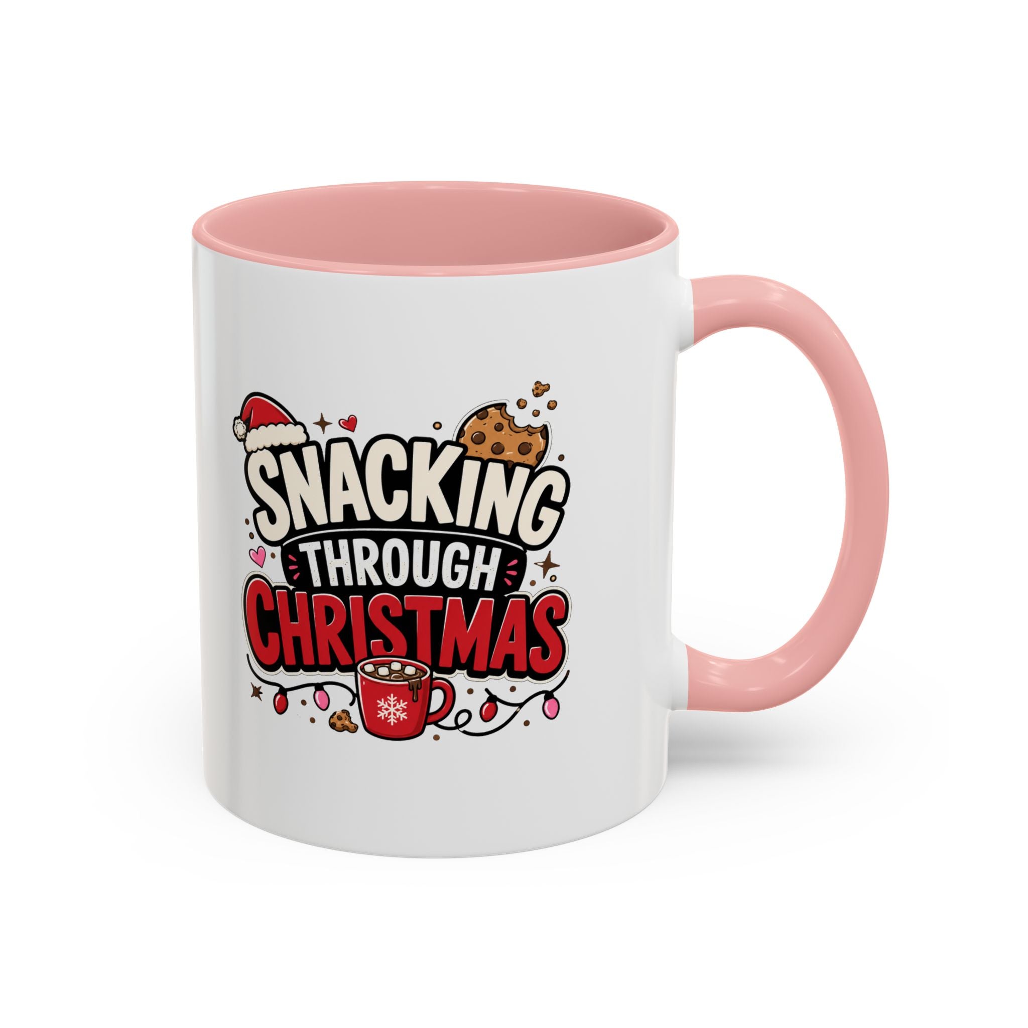 Modern Day Christmas Snacking Through Christmas Coffee Mug