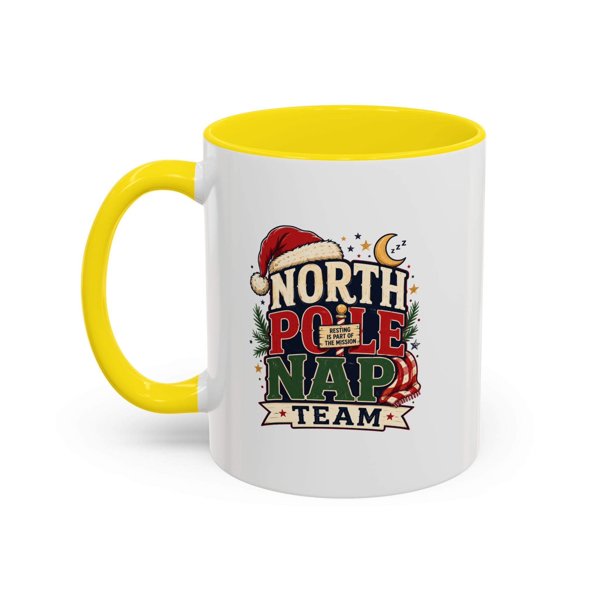 Accent Coffee Mug North Pole Nap