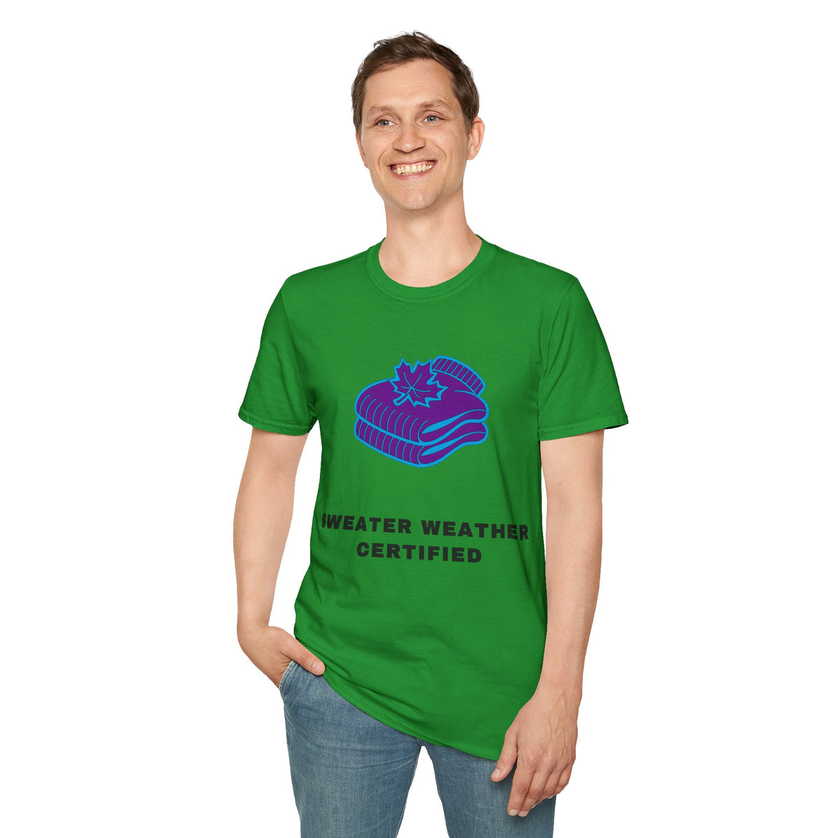 Sweater Weather T-Shirt — "Sweater Weather Certified" Cozy Fall Graphic Tee - Trending Now - September 2026