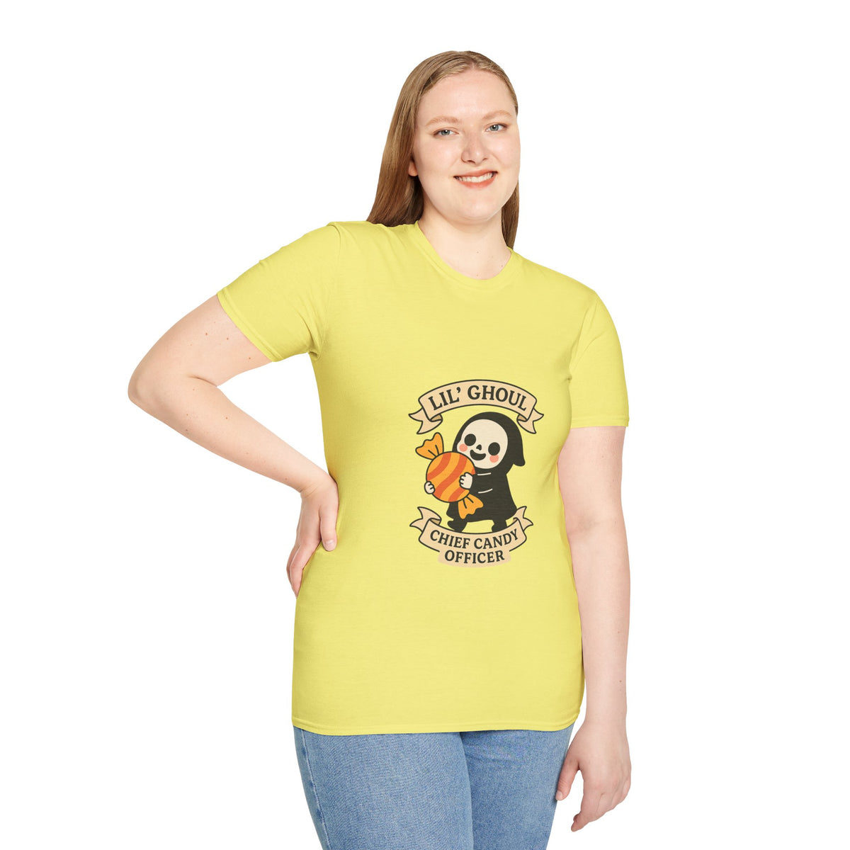 T-Shirt — 'Lil' Ghoul' Trick-or-Treat Candy Officer Halloween Tee - Trending Now - October 2026