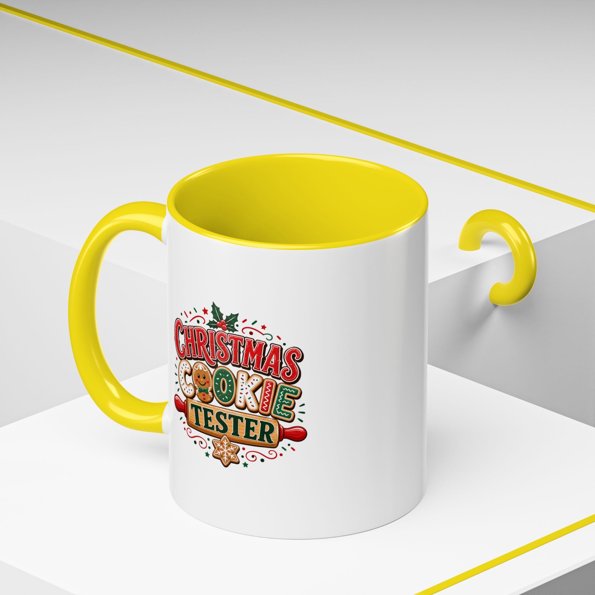 Christmas Cookie Tester Mug — Holiday Coffee Cup