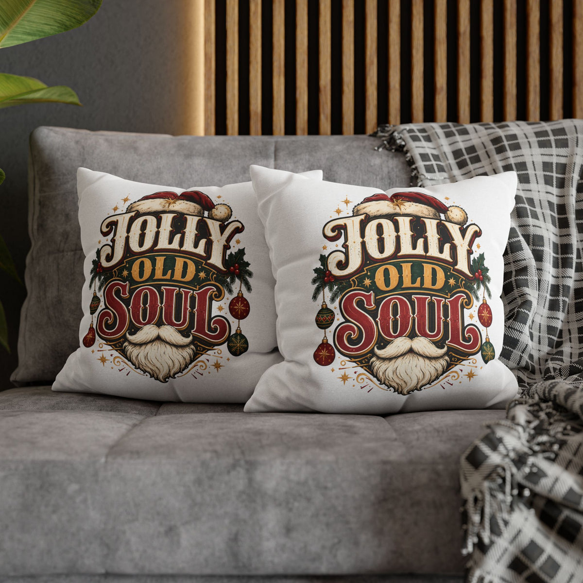 Christmas Jolly Old Soul Christmas Pillowcase