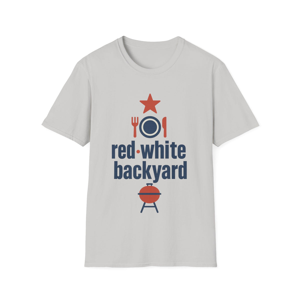 Patriotic BBQ T-Shirt — Red Star Plate Grill Graphic - Trending Now - August 2026