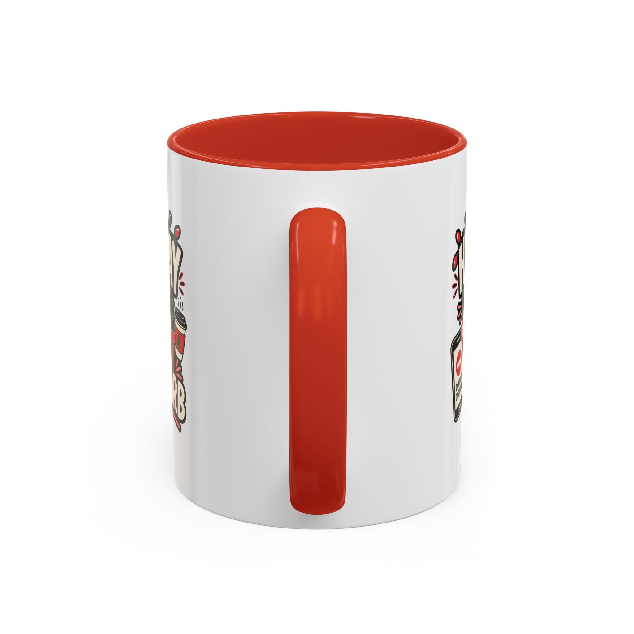 Modern Day Christmas Holiday Mode Coffee Mug — "Do Not Disturb" Accent Christmas Mug