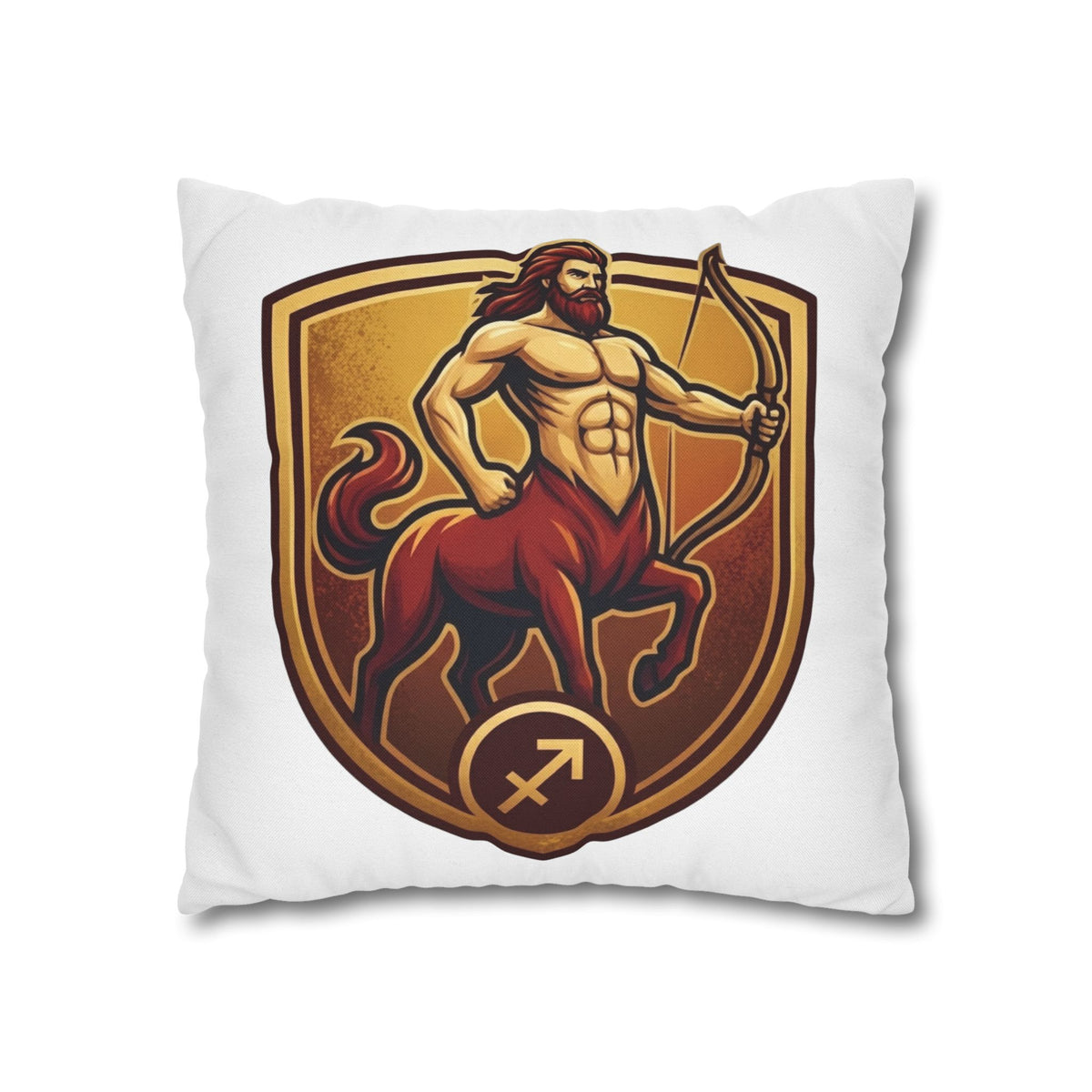 Sagittarius Centaur Zodiac Pillowcase — Archer Constellation Decorative Cushion