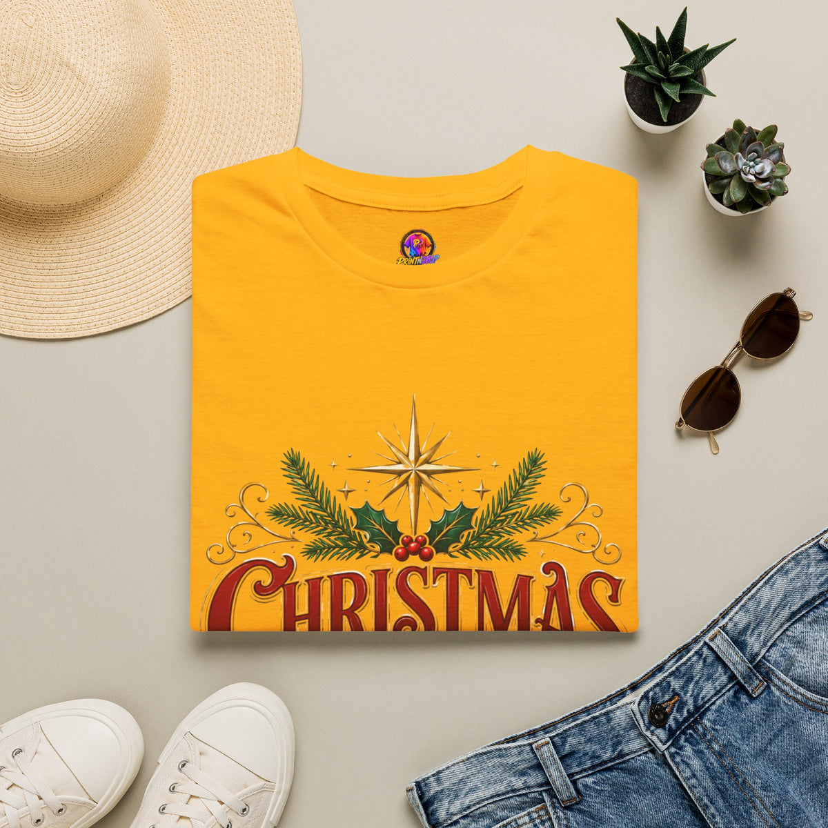 Christmas Blessings T-Shirt – Festive Holiday Graphic Tee