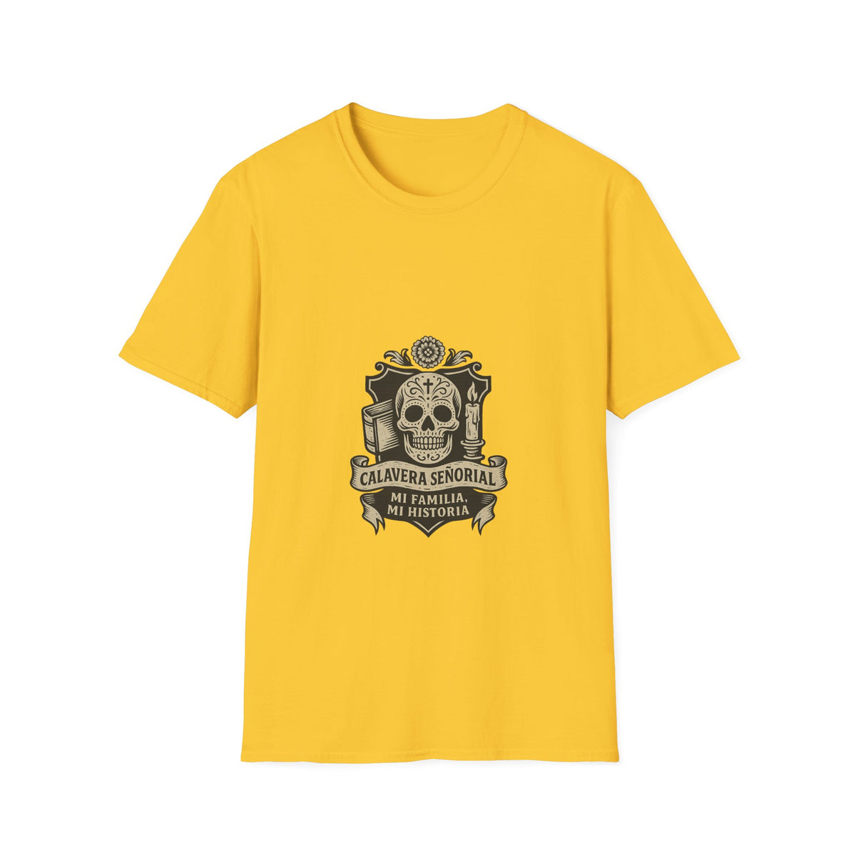 Skull & Laurel Graphic T‑Shirt — Calavera Señior Emblem - Trending Now - October 2026