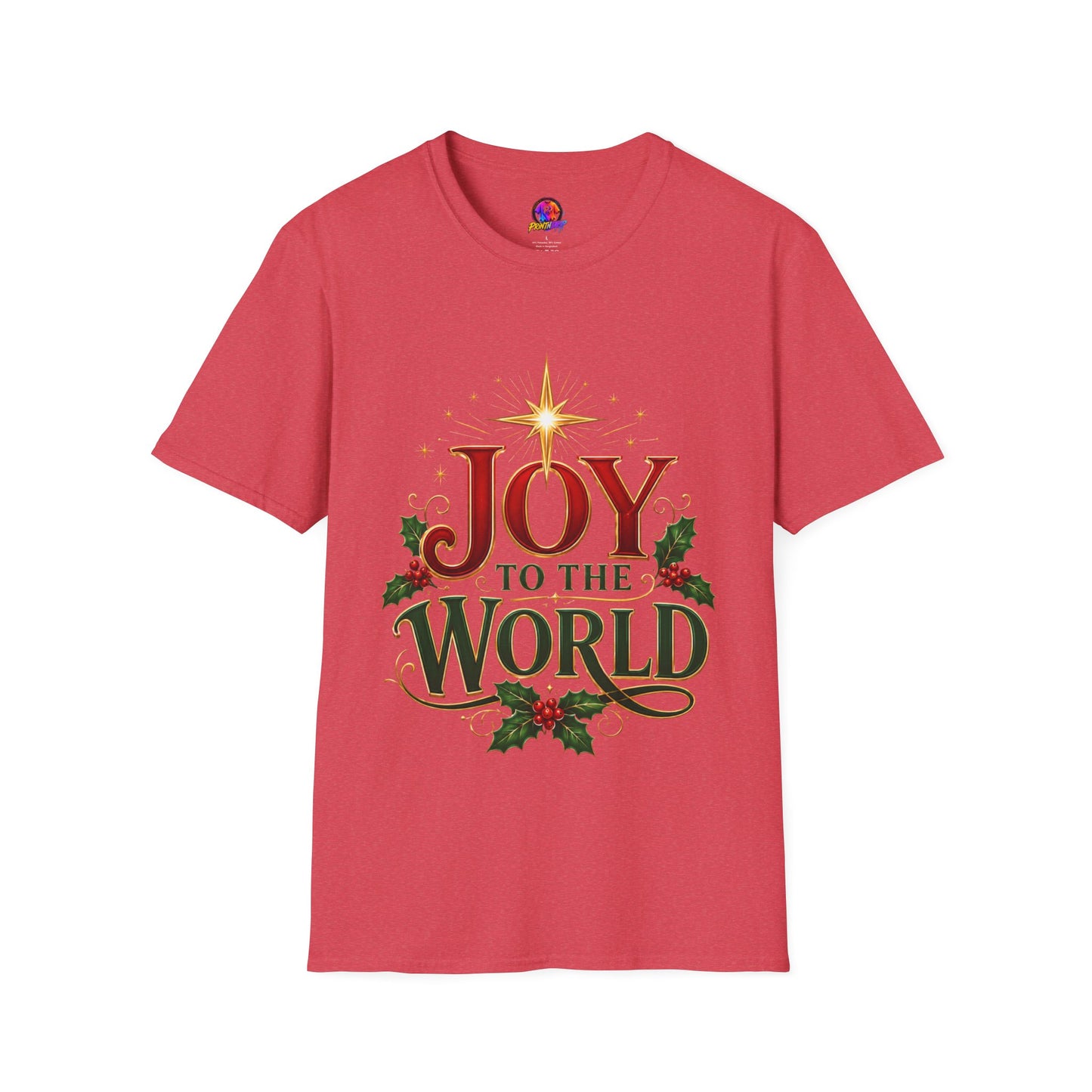 Joy to the World T-Shirt — Festive Christmas Holiday Tee