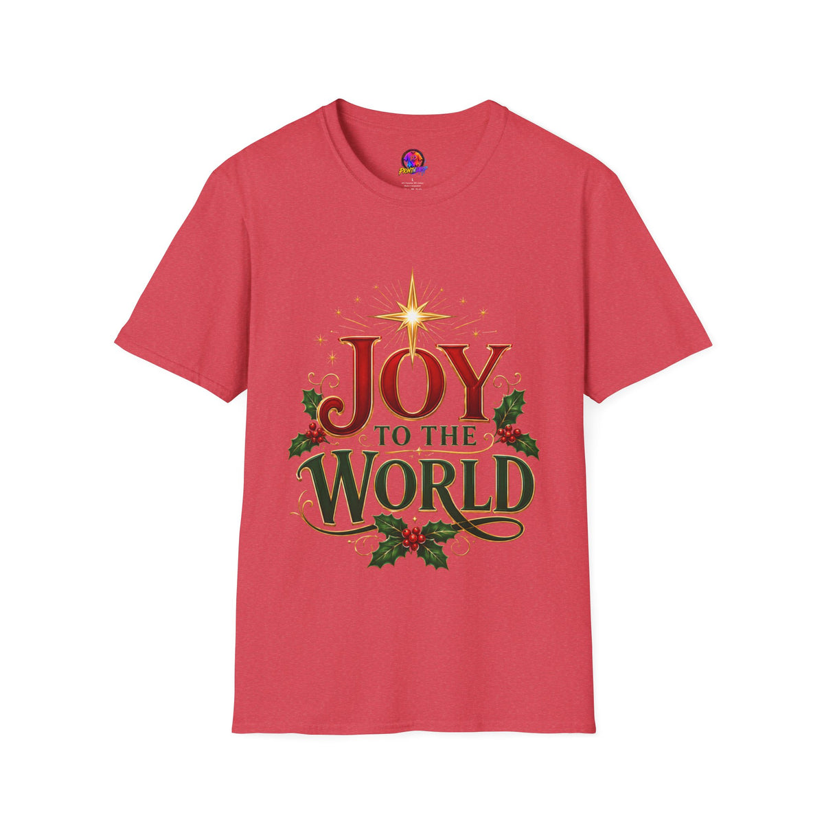 Joy to the World T-Shirt — Festive Christmas Holiday Tee