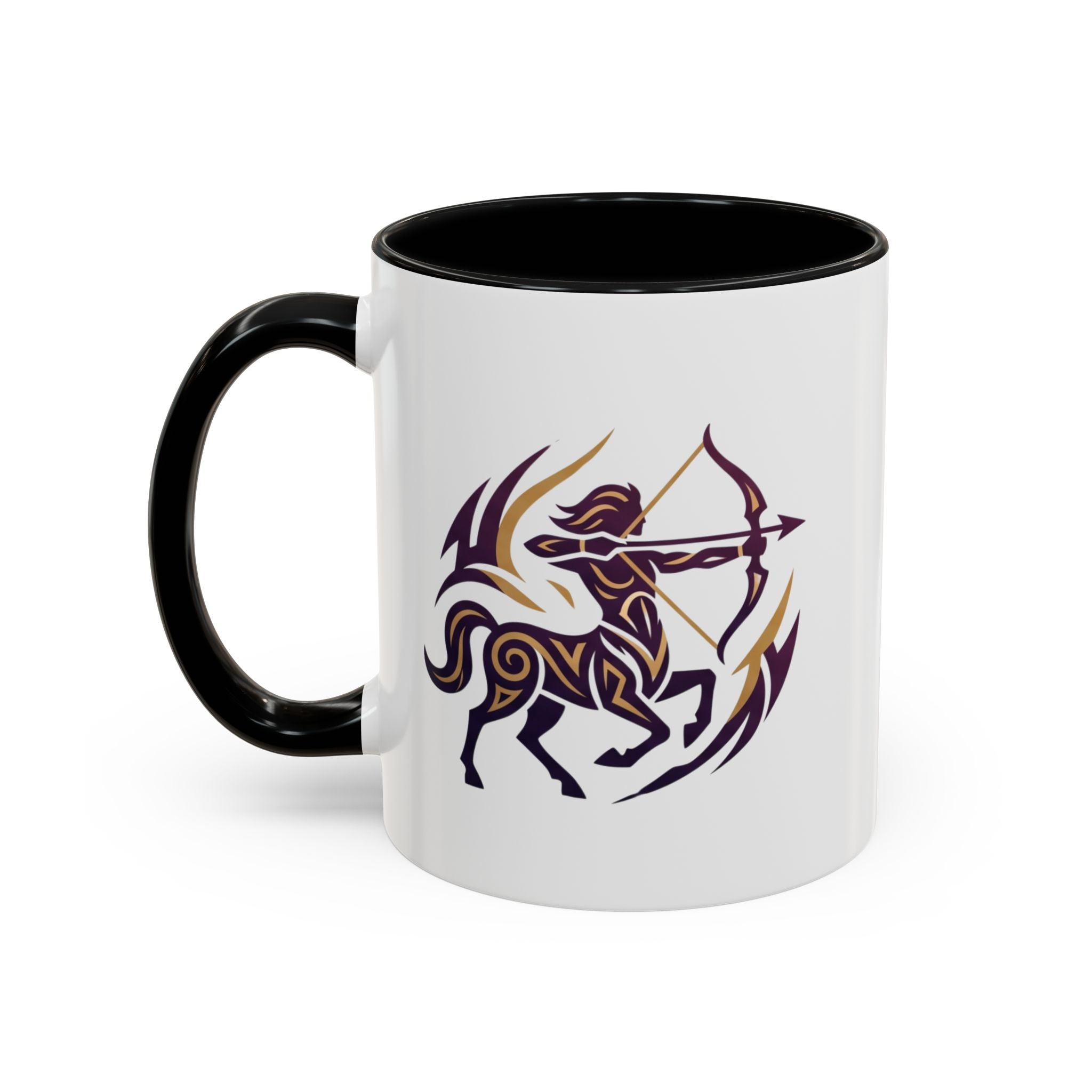 Sagittarius Zodiac Coffee Mug — Archer Centaur Astrology Accent Mug