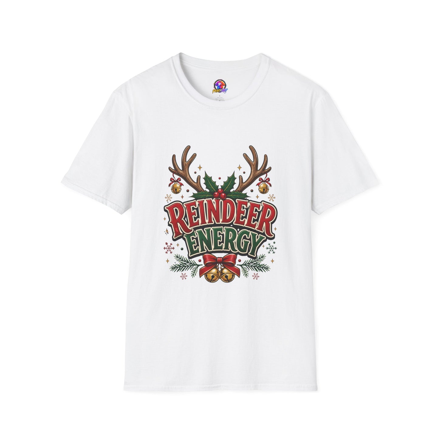Reindeer Energy Christmas T-Shirt