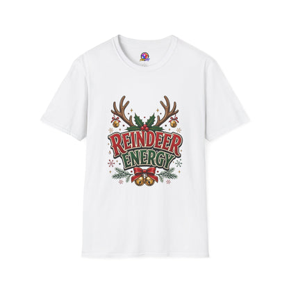 Reindeer Energy Christmas T-Shirt