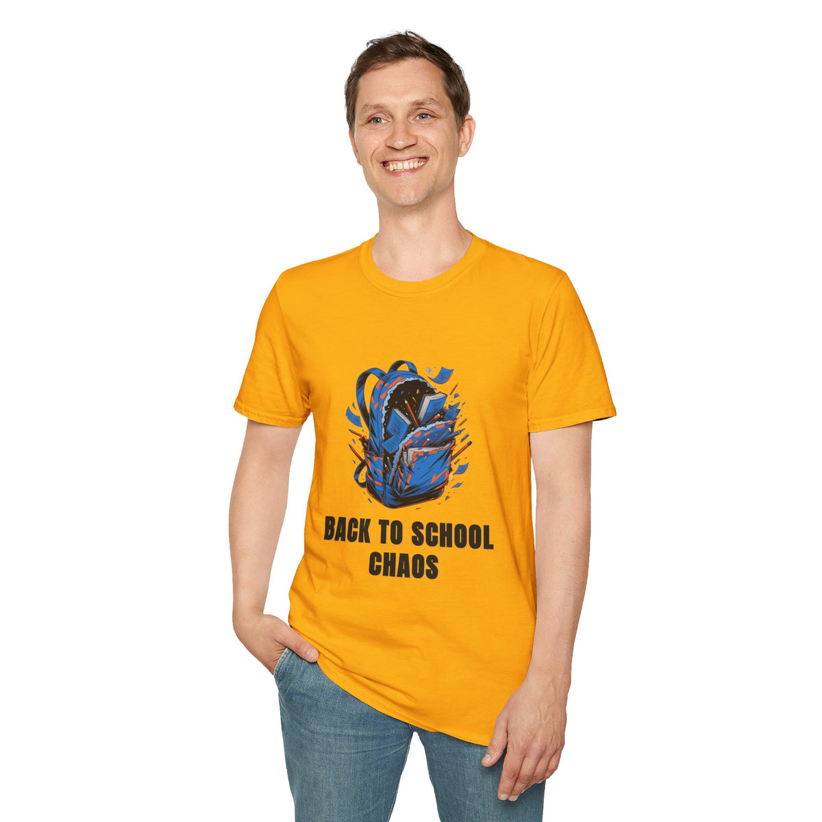 Back to School Chaos T-Shirt — Graphic Backpack Design - Trending Now - August 2026