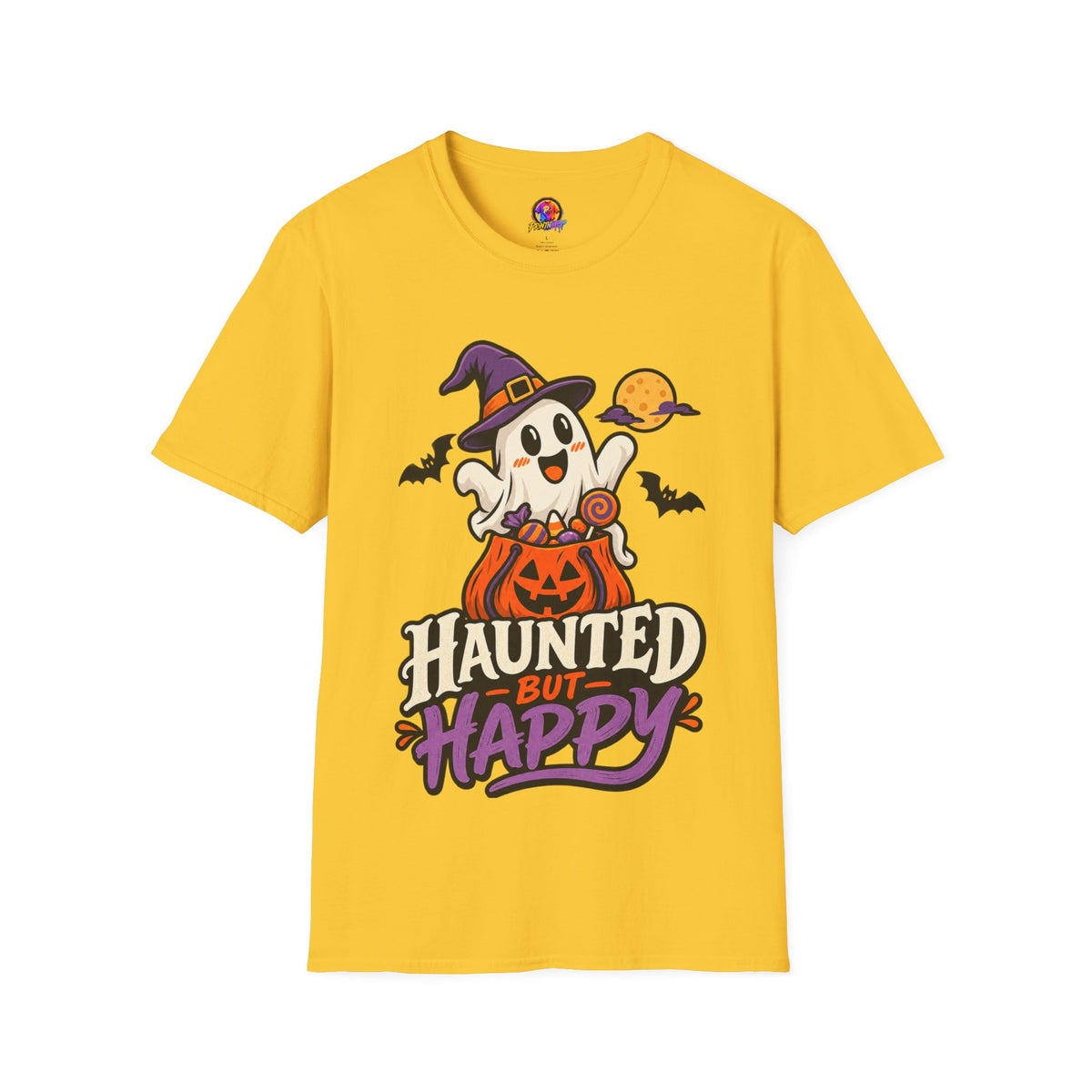 Haunted But Happy Halloween T-Shirt