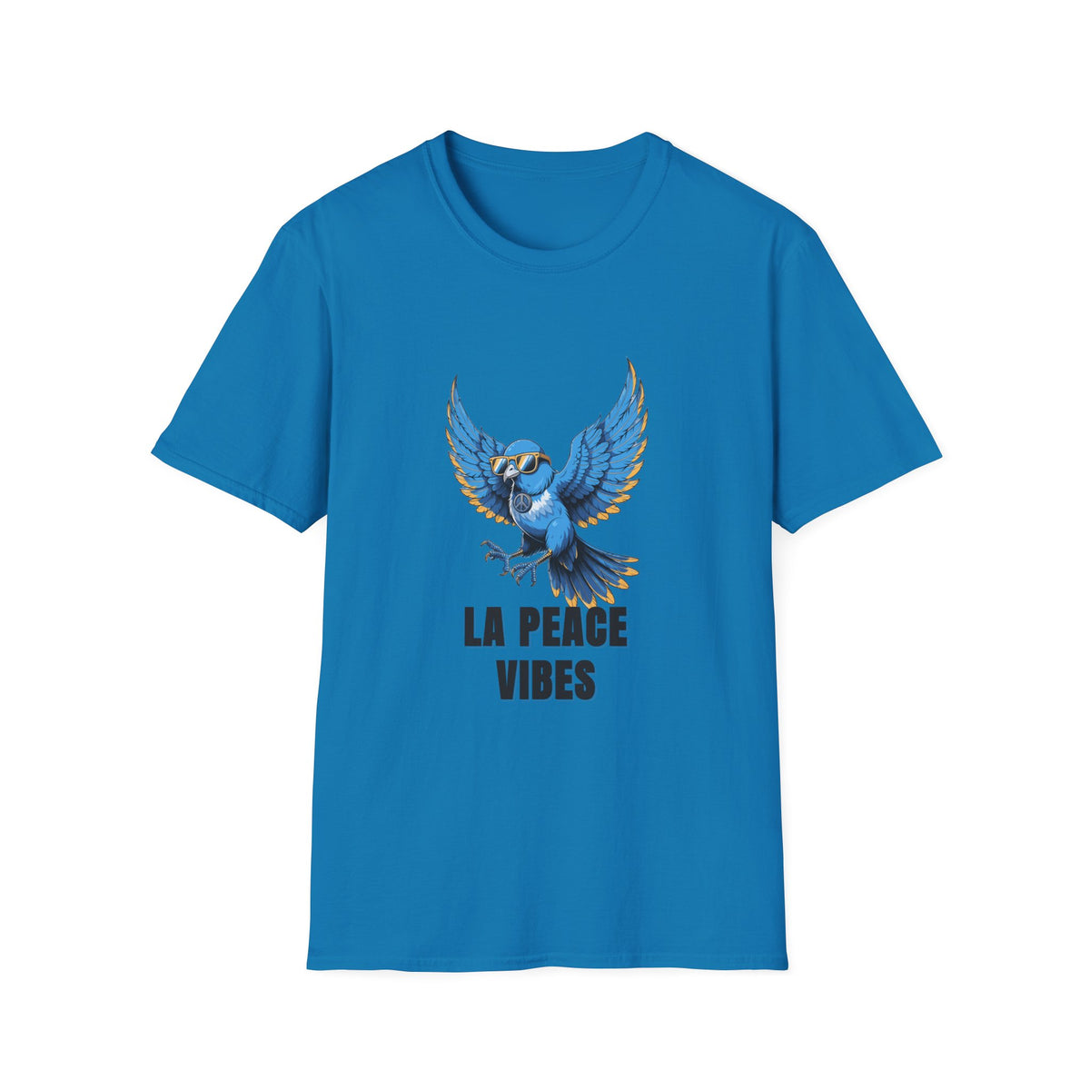 Peace Vibes Blue Parrot T-Shirt - Trending Now - August 2026
