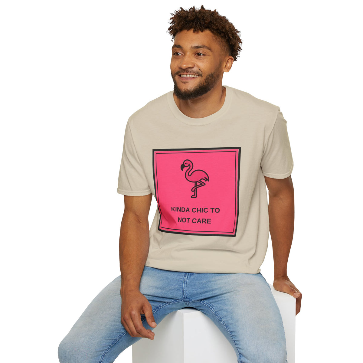 Flamingo 'Kinda Chic To Not Care' Graphic T-Shirt - Trending Now - August 2026