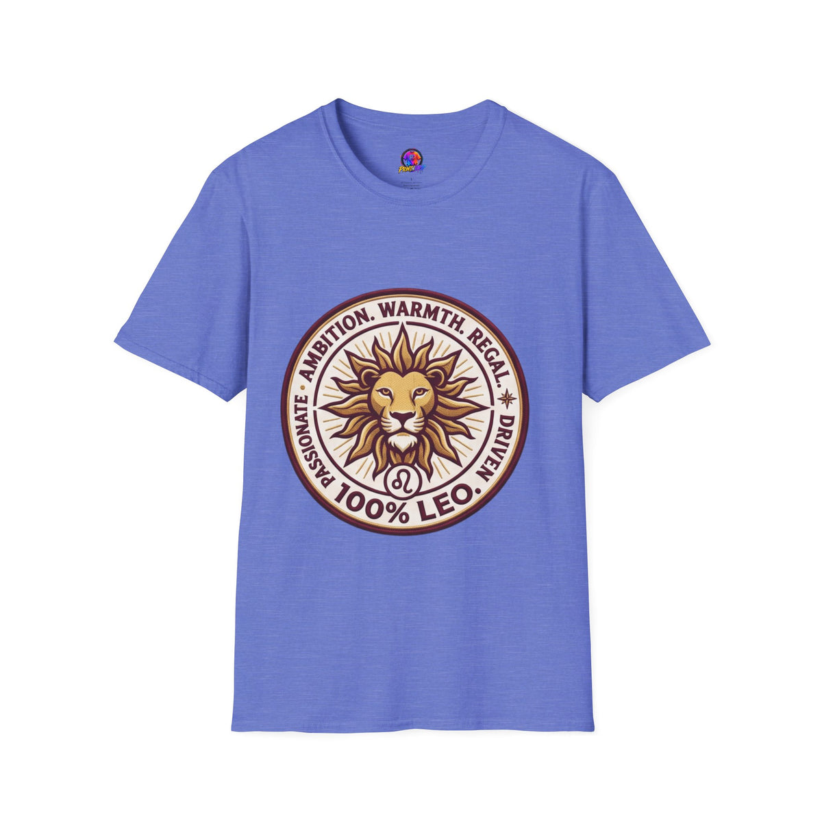 Leo Zodiac Lion T-Shirt — Ambition, Warmth & Regal Pride Graphic Tee
