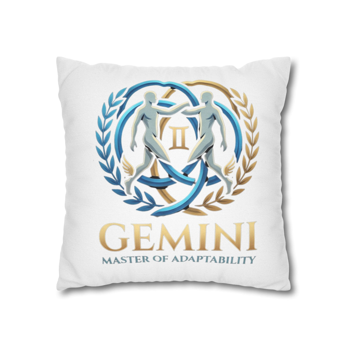 Gemini Zodiac Pillowcase — Master of Adaptability Decorative Throw Pillow Cover