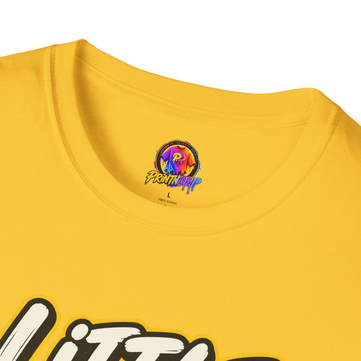 Kids Childhood Cancer Awareness T-Shirt — "Little Hero Big Hope" Gold Ribbon