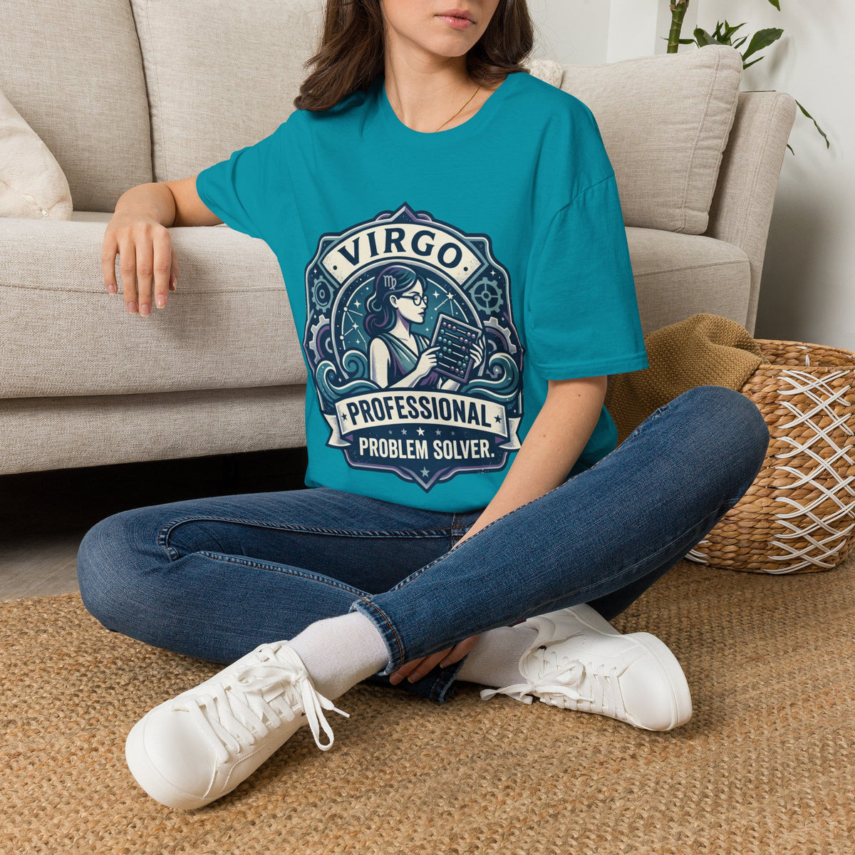 Virgo 'Professional Problem Solver' T-Shirt — Zodiac Astrology Tee for Women