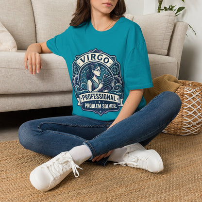 Virgo 'Professional Problem Solver' T-Shirt — Zodiac Astrology Tee for Women
