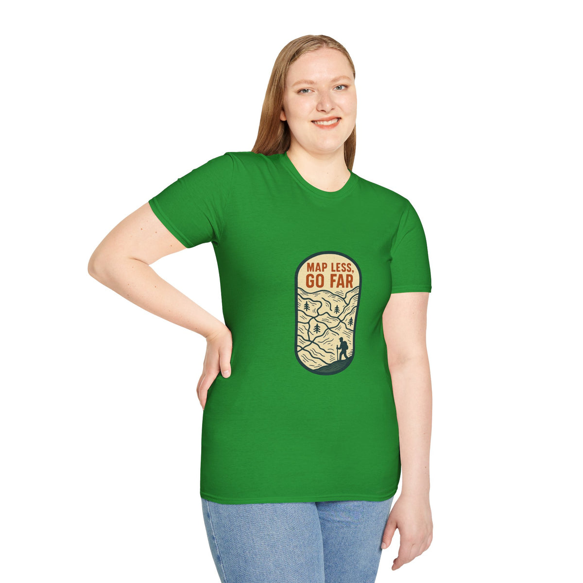 Map Less Go Far T‑Shirt — Vintage Adventure Travel Tee - Trending Now - August 2026