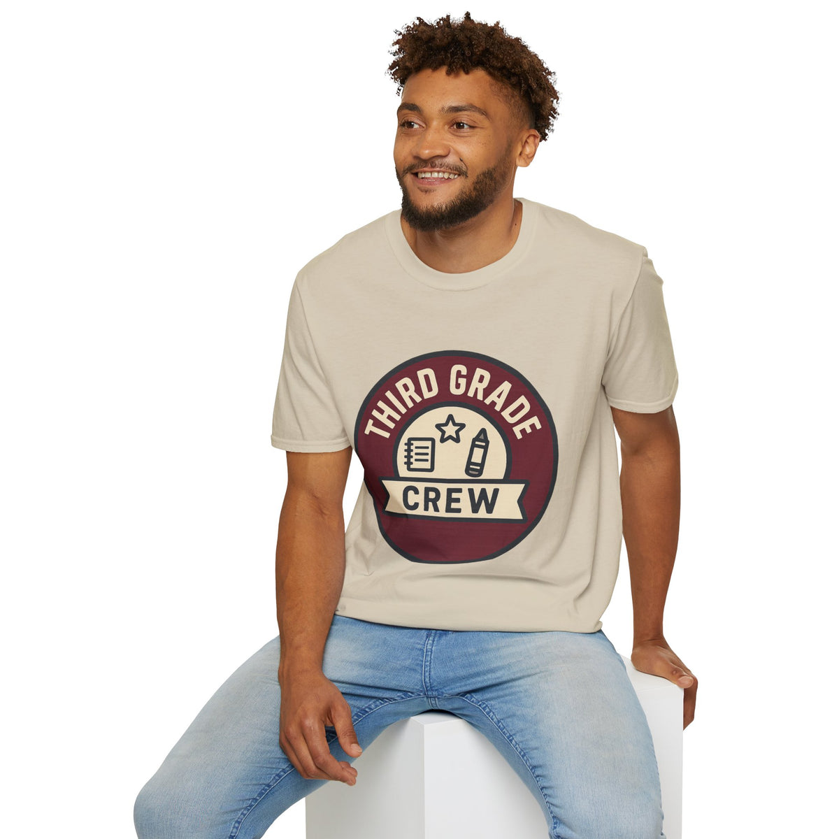 Third Grade Crew T-Shirt — Retro School Teacher & Student Tee - Trending Now - August 2026