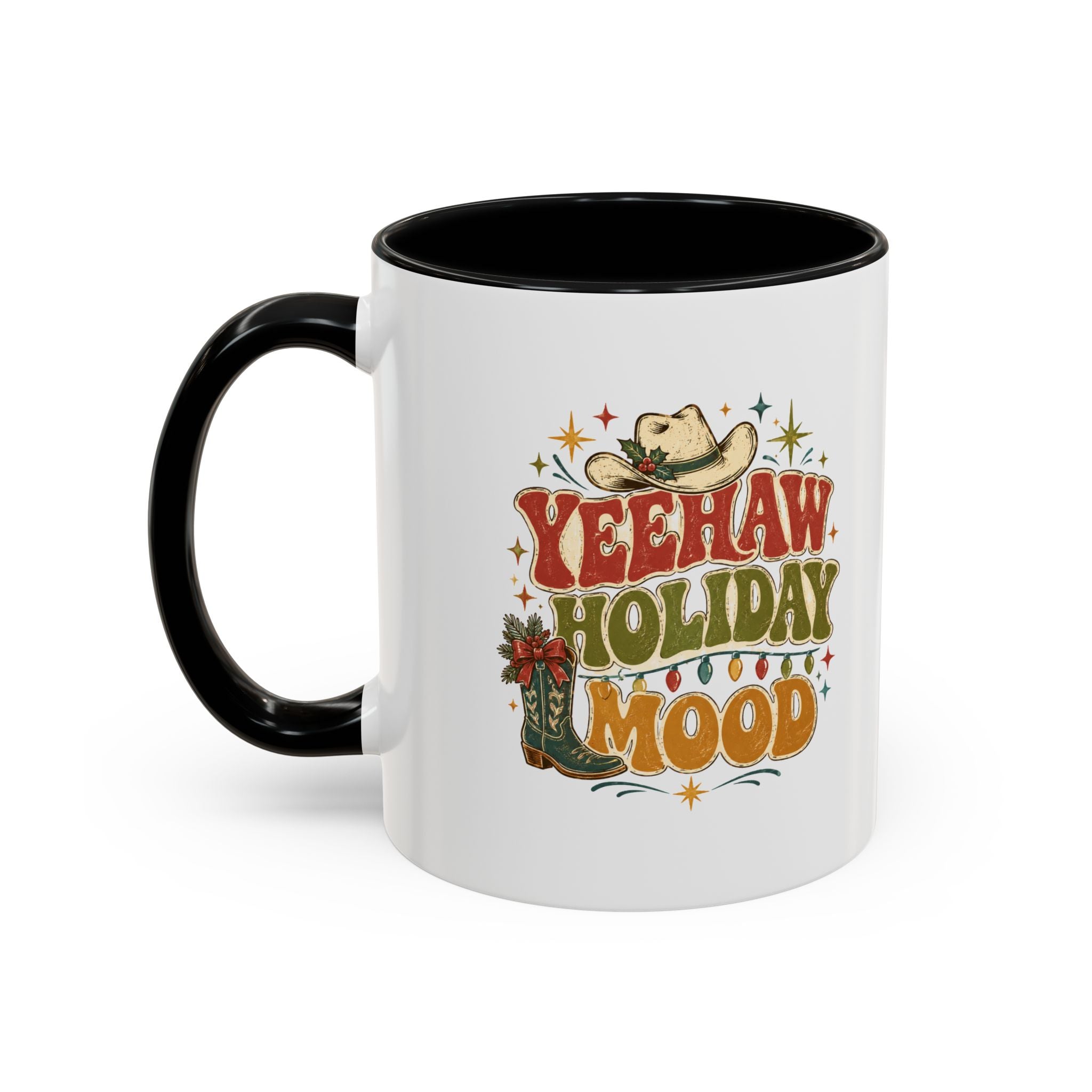 Christmas Yeehaw Holiday Mood Coffee Mug