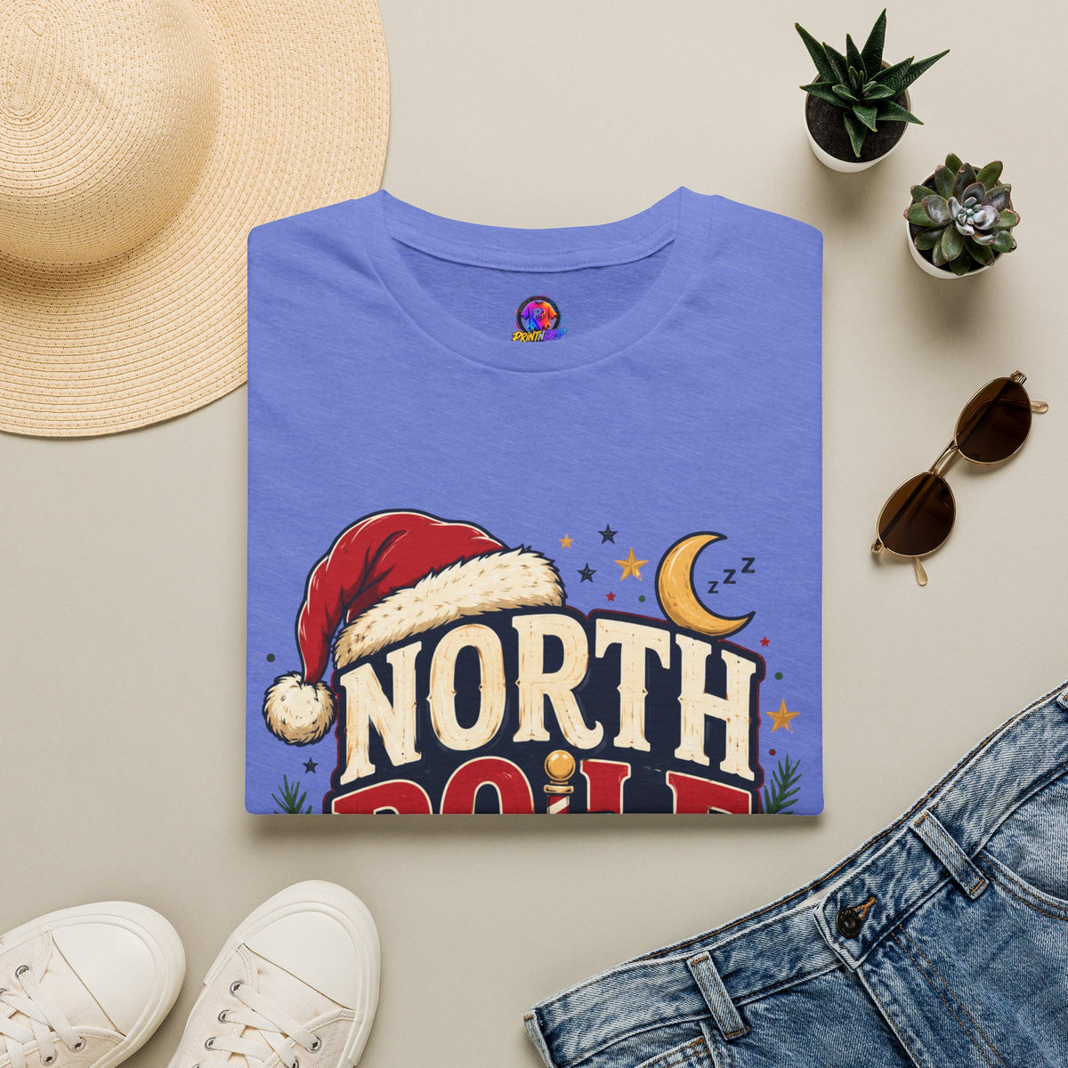 North Pole Nap Team T-Shirt — Funny Christmas Sleepy Holiday Tee