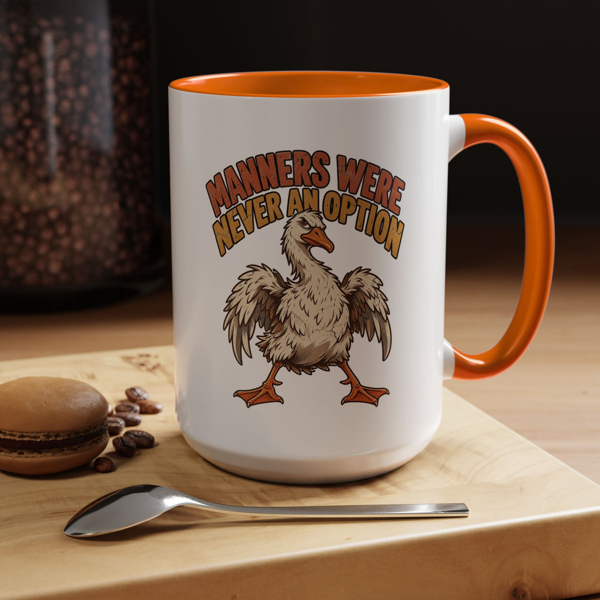 Manners Were Never An Option Funny And Witty  Coffee Mug
