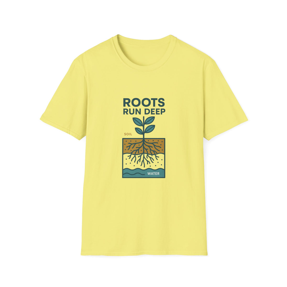 Roots Run Deep T-Shirt — Eco Plant Graphic Tee - Trending Now - August 2026