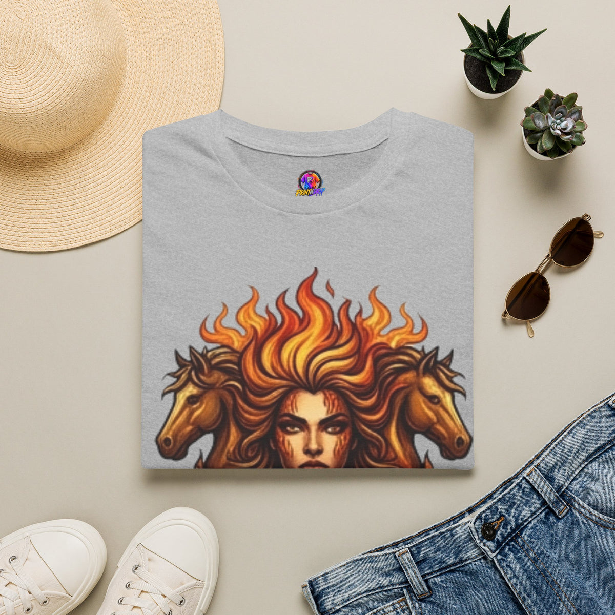 Sagittarius 'Untamed' Zodiac T-Shirt — Fiery Archer Astrology Tee