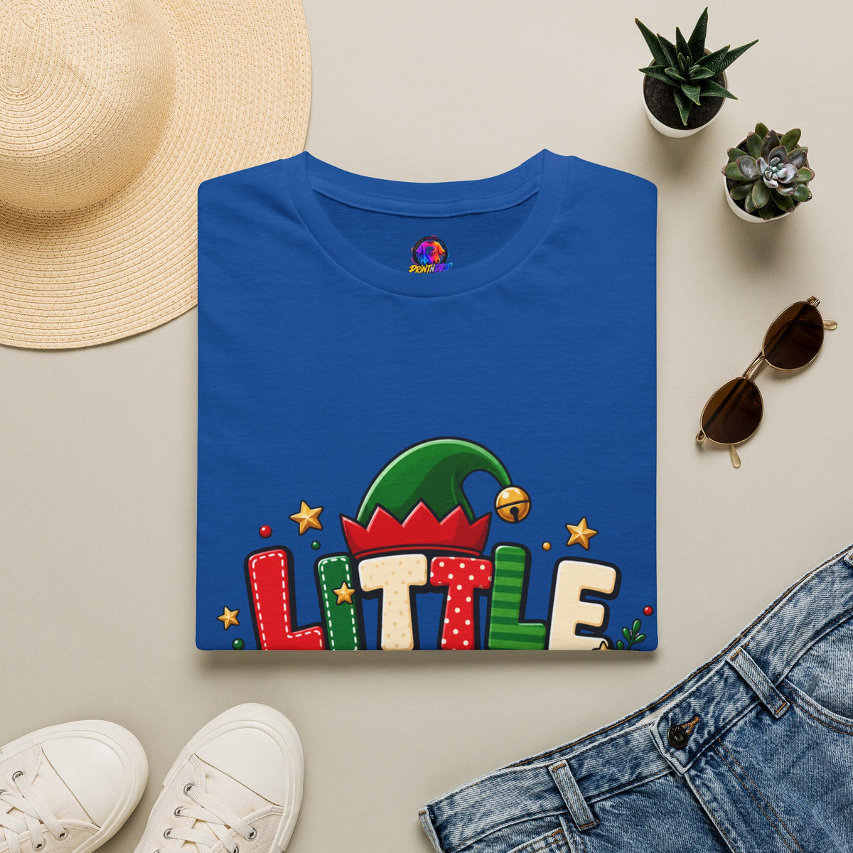 Little Elf Christmas T-Shirt — Cute Holiday Kids/Family Elf Tee