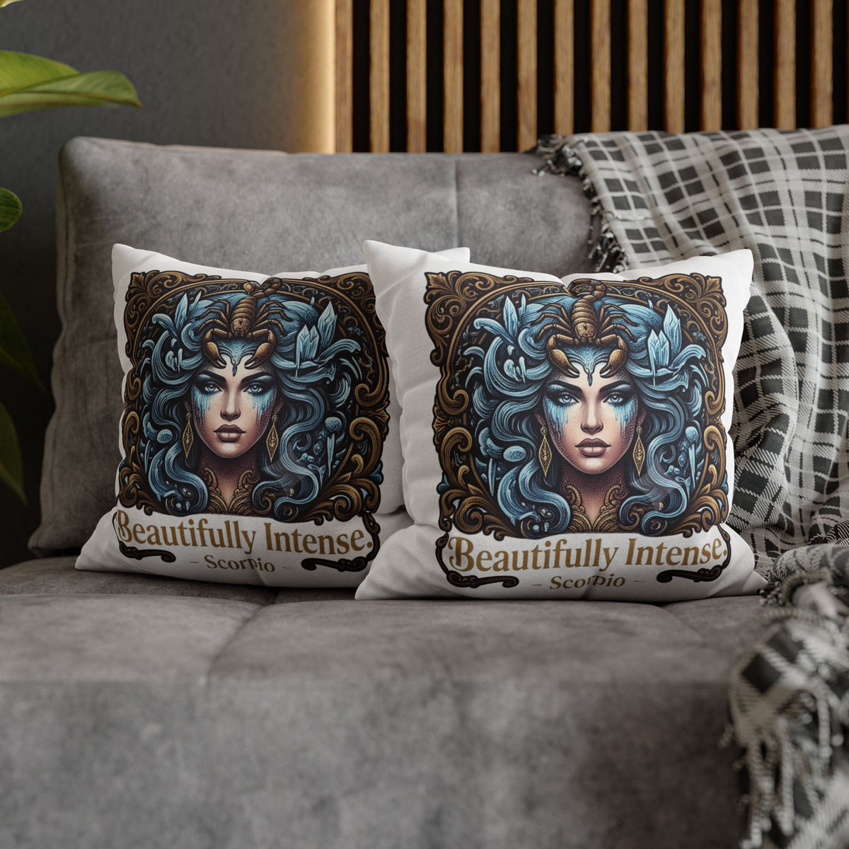 Scorpio 'Beautifully Intense' Decorative Pillowcase