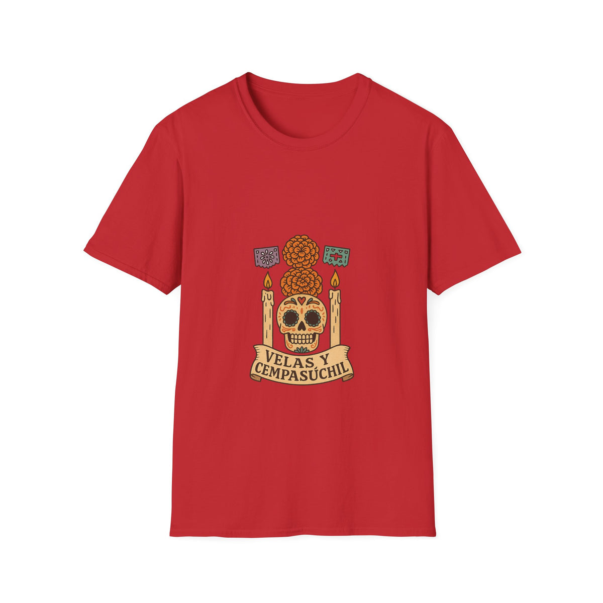 Day of the Dead Sugar Skull T-Shirt - Día de los Muertos Floral Skull Tee - Trending Now - October 2026