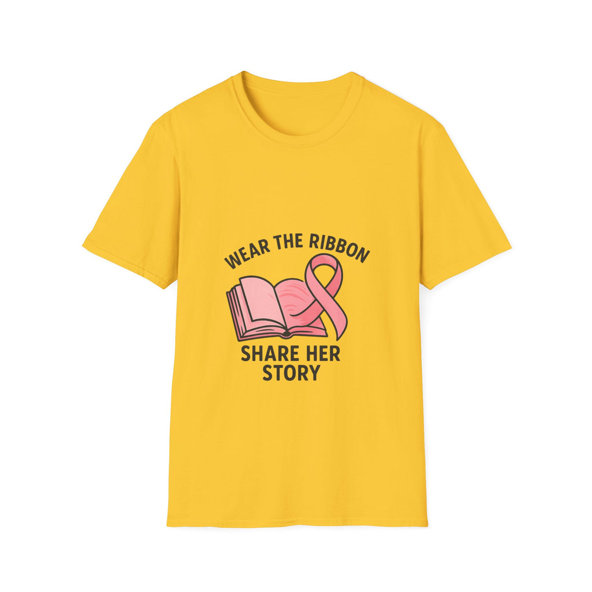 Breast Cancer Awareness T-Shirt — "Wear The Ribbon, Share Her Story" - Trending Now - October 2026