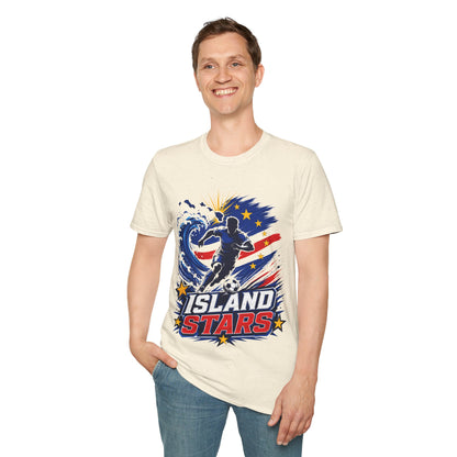 Cabo Verde Island Stars Soccer T-Shirt – Pacific Wave Football Team Tee