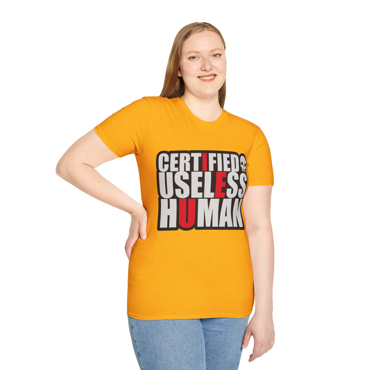 Certified Useless Human T-Shirt — Funny Sarcastic Graphic Tee - Trending Now - August 2026