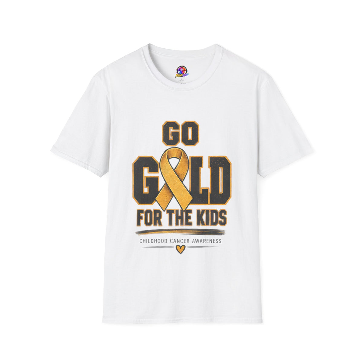 Go Gold For The Kids T-Shirt — Childhood Cancer Awareness Tee