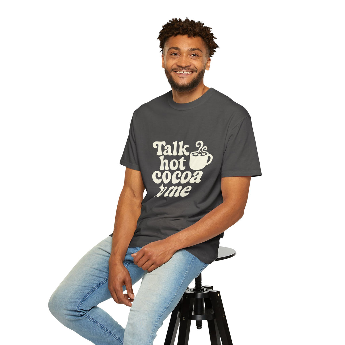 Talk Hot Cocoa To Me Tee - Funny Winter Mug Graphic T-Shirt - Trending Now - October 2026