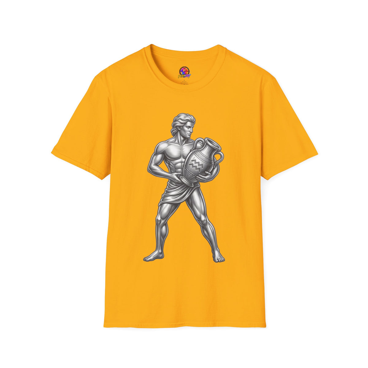 Aquarius Zodiac T-Shirt — Mythic Water Bearer Astrology Tee